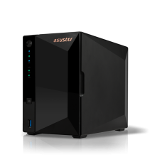 AsusTor tornis NAS AS3302T līdz 2 cietajiem diskiem, Realtek RTD1296 Quad-Core, procesora frekvence 1.4 GHz, 2 GB, DDR4, melns