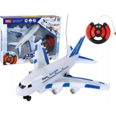 Leantoys Samolot RC Zdalnie Sterowany Biały Aerobus Pilot Światła Dźwięki