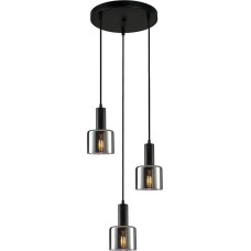 Italux Lampa wisząca Italux Lampa wisząca SANTIA PND-65342-3A-BK+SG Italux