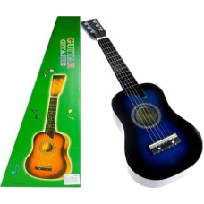 Lean Sport Gitara Drewniana Klasyczna z Kostką Niebieska 60 cm