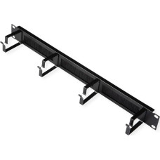 Roline ROLINE Rangierpanel 48,26cm 19Zoll 1 HE mit Burstenleiste 44x60mm schwarz