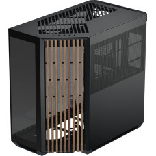 Apnx Obudowa Apnx APNX V1 PC-Gehuse, Midi-Tower, ATX, Tempered Glass - Holz, schwarz