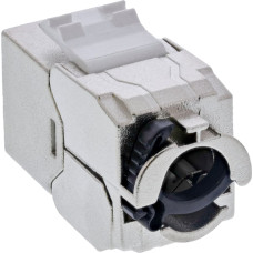Inline 24pcs. Bulk-Pack InLine® Keystone RJ45 jack slim, SNAP-In, Cat.6A, integrated cable tie