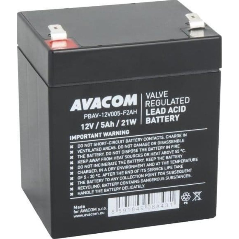 Avacom Avacom baterie HighRate, 12V, 5Ah, PBAV-12V005-F2AH