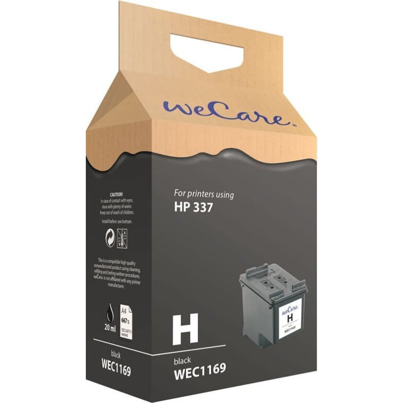 Owa Armor Tusz OWA Armor WECARE ARMOR cartridge pro HP DJ 5940 (C9364E), czarny zestaw, 20ml