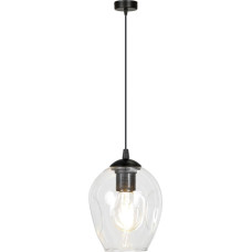 Orno Lampa wisząca Orno IRIS lampa wisząca, moc max.60W, E27, czarno-transparentna