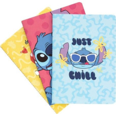 Stitch Disney Stitch - Zestaw zeszytów A5 z kolekcji Tropical 3 szt.