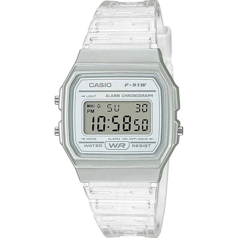 Casio Zegarek Casio Zegarek marki Casio model F-91W_M kolor Biały. Akcesoria Dla obu płci. Sezon: Cały rok NoSize