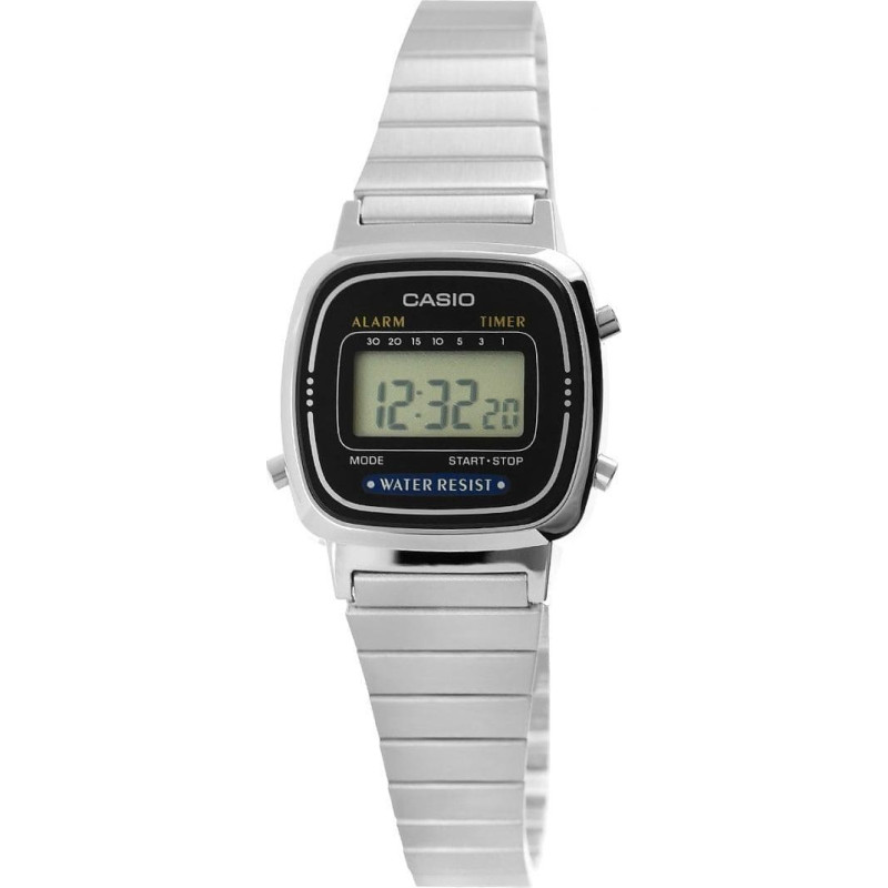 Casio Zegarek Casio Zegarek Damski CASIO Collection Retro LA670WA-1DF