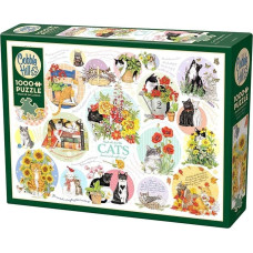 Cobble Hill Puzzle 1000 Kocie myśli G3