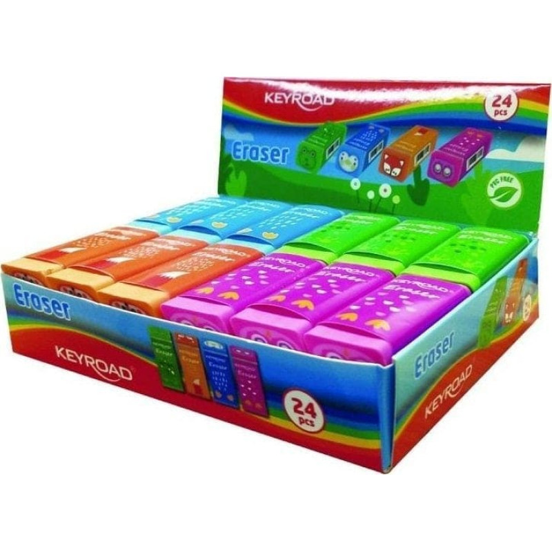 Keyroad Gumka do ścierania zwierzęta (24szt)