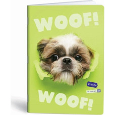 Santoro Zeszyt A5/32K kratka Woof mix (10szt) MAR MAR
