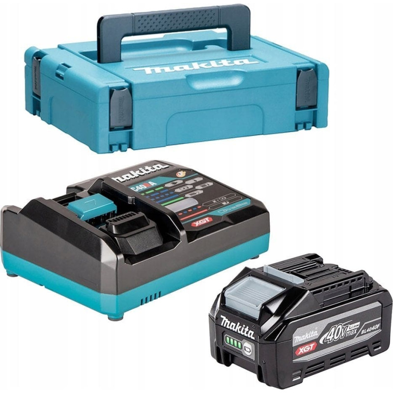 Makita POWER SUPPLY KIT 40V 1x4.0Ah XGT (BL4040Fx1+DC40RA) [UN3480]