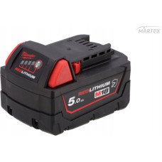 Milwaukee Akumulator 18V 5Ah liczba baterii: 1 sztuka Li-Ion waga: 700g