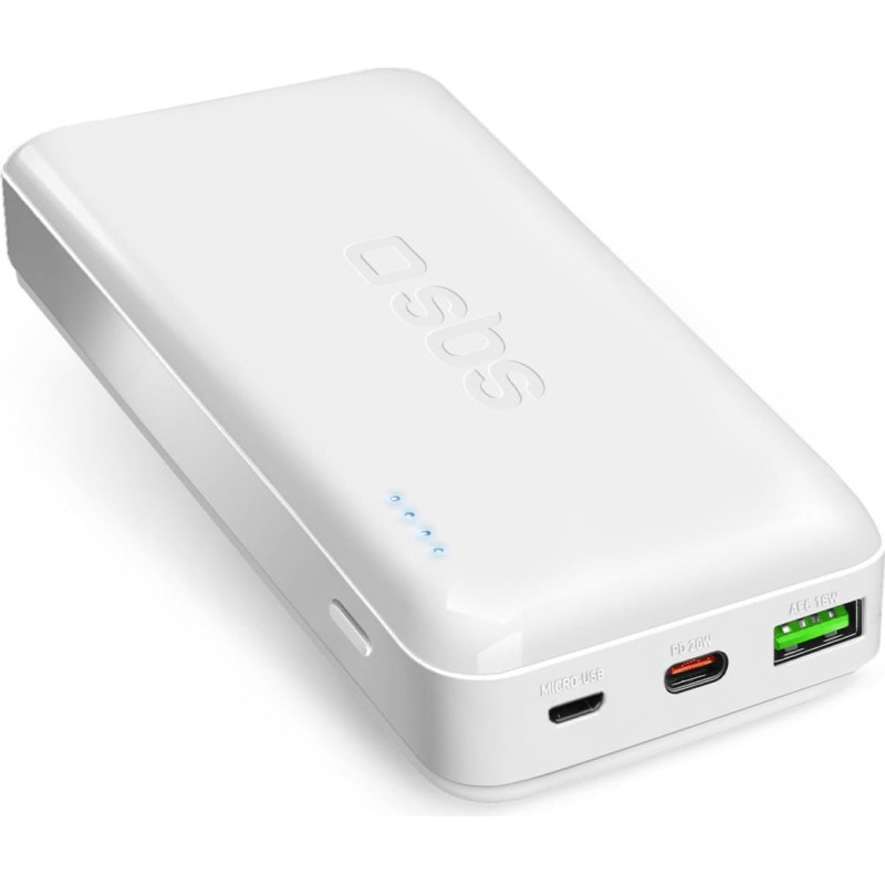 Sbs Mobile SBS TTBB20000PD20W bank mocy 20000 mAh Biały