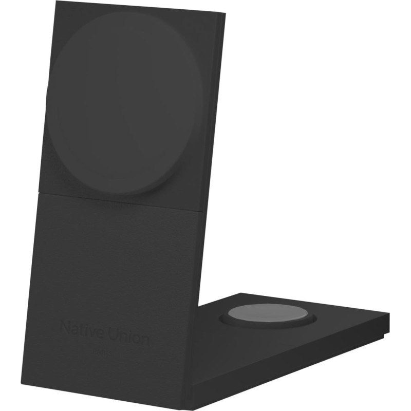 Native Union Rise 3-in-1 Qi2 Wireless Charger - bezprzewodowa ładowarka Qi2 15W do trzech urządzeń kompatybilna z MagSafe (black)