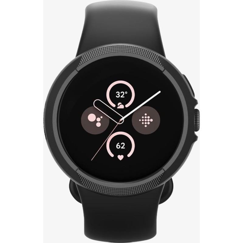 Spigen Liquid Air, matte black - Google Pixel Watch 3 (45mm)