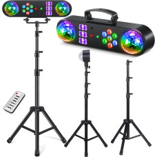 Light4Me MAGIC BAR 2 multiefekt świetlny efekt par Magic Ball biały stroboskop UV 2x laser R/G pilot
