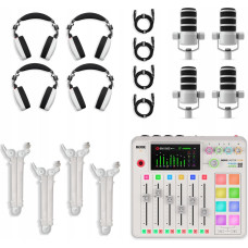Rode Ultimate Podcaster Bundle White
