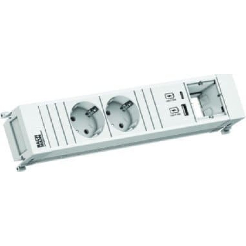 Bachmann BACHMANN POWER FRAME 2xCEE7/3 1xCM 1xUSB A/C 22W 0,2m GST18 ws