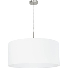 Eglo Lampa wisząca EGLO Lampa wisząca Eglo Pasteri 31575 z abażurem 1x60W E27 fi53 biała