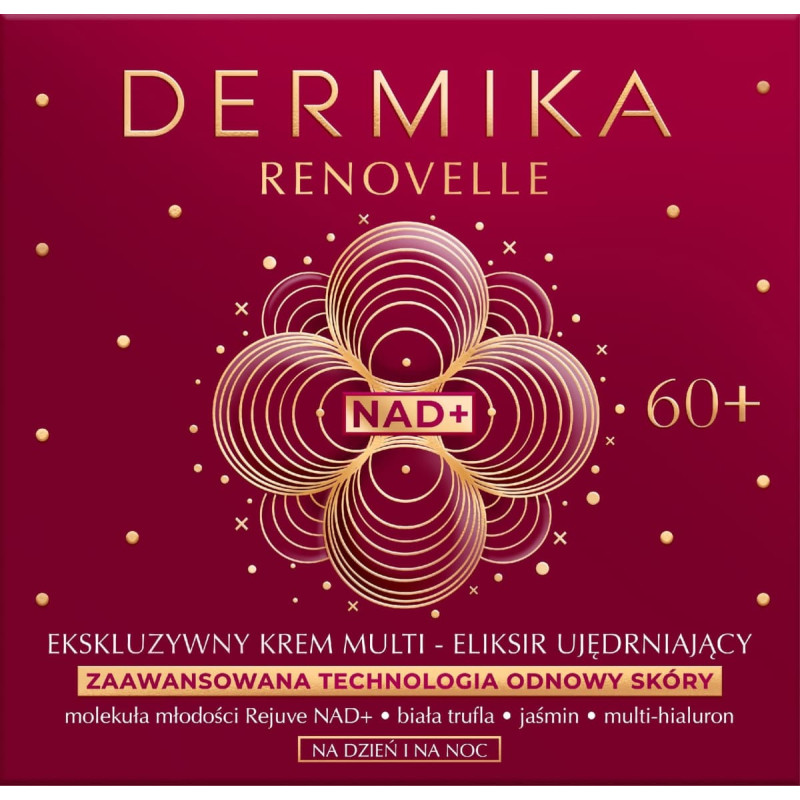 Dermika Renovelle Ekskluzywny krem - multi eliksir ujędrniający 60+ na dzień i na noc 50 ml