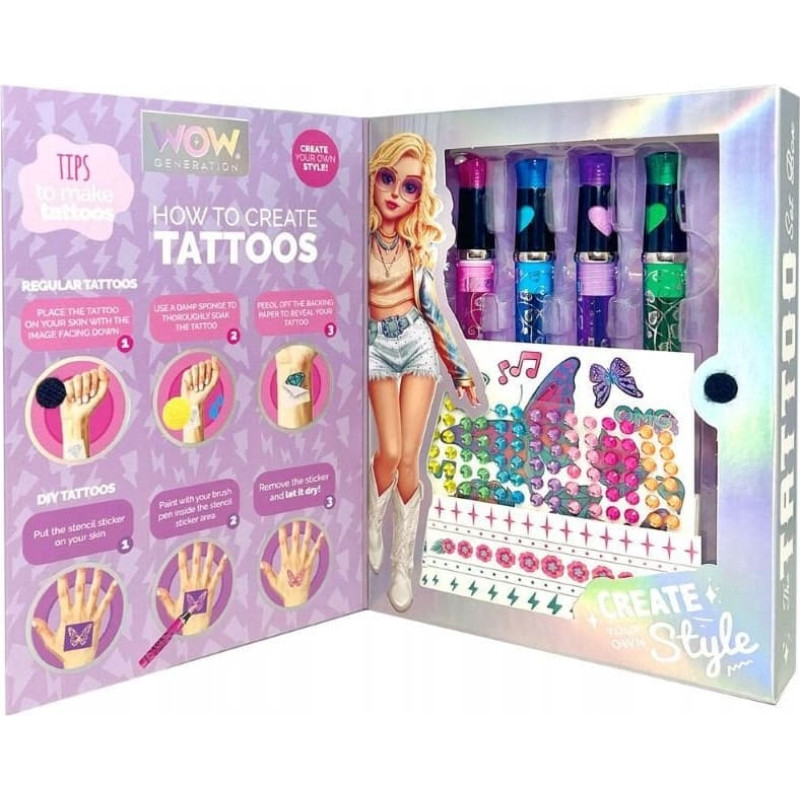 Stitch *****WoW Generation zestaw tatuaży 83238