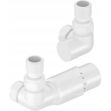 Schlosser Tully zestaw termostatyczny trójosiowy biały TZTT/B