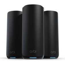 Netgear Orbi 870 Trójpasmowy (2,4 GHz / 5 GHz / 6 GHz) Wi-Fi 7 (802.11be) Czarny 4 Wewnętrzne