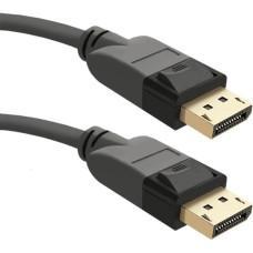 Qoltec Kabel Qoltec DisplayPort - DisplayPort 1m szary (50465)