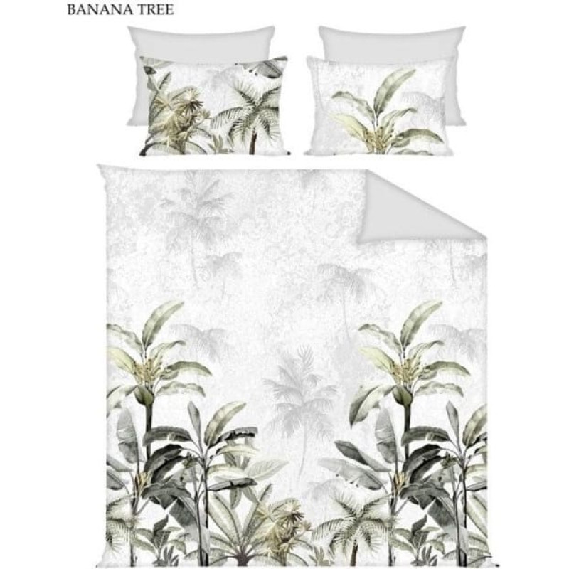 Domoletti BED COV SET Banana Tree SATEEN 200x220CM