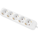 Lanberg Przedłużacz 1,5m biały 5x 230V Schuko