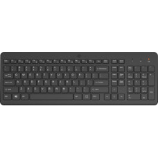 HP Klawiatura HP HP 220 - Tastatur - kabellos - 2.4 GHz - Deutsch - Schwarz - recycelbare Verpackung
