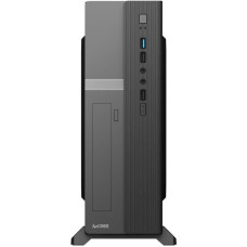 1Stcool skříň COMPACT 1, Micro Tower, AU, USB 3.0, USB-C, CR, 1x 80mm Fan, černá