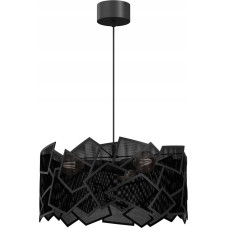Luminex Camo 550 lampa wisząca zwis 3x15W E27 czarna