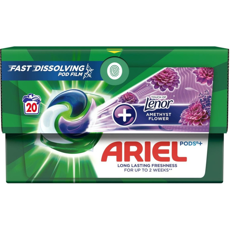 Ariel CAPS WASHING ARIEL AMETHYST FLOWER 20PCS