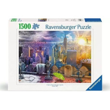 Ravensburger ML Ravensburger Polska Puzzle 1500 elementów Nowy Jork w lecie i zimie