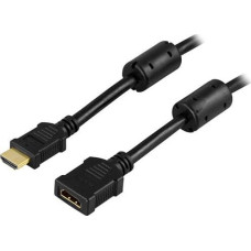 Deltaco Kabel Deltaco HDMI - HDMI 2m czarny (Deltaco HDMI-122 - HDMI-forlngerkabel -)
