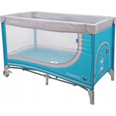 Baby Mix ŁÓŻECZKO TURYSTYCZNE MIŚ NIEBIESKIE 5902216912571