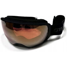 Giro Gogle zimowe GIRO COMP BLACK WHITE INDICATOR (Szyba lustrzana kolorowa VIVID-Carl Zeiss ROSE GOLD 19-42% S2 + Szyba lustrzana kolorowa VIVID-Carl Zeiss INFRARED 50% S1) (NEW 2024/2025)