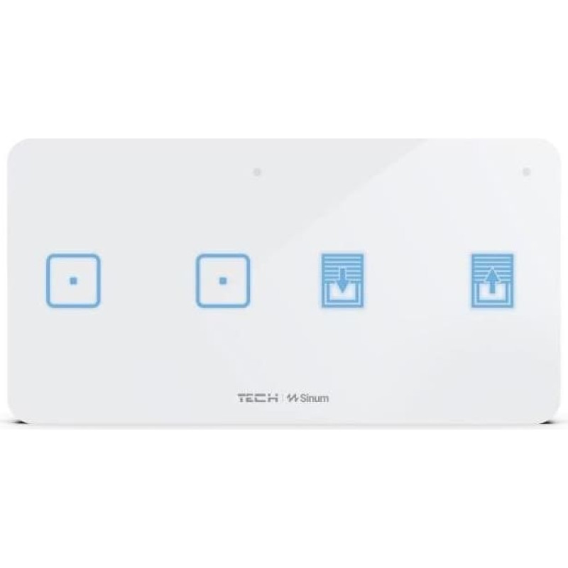 Tech Sterowniki Bezprzewodowy dwupolowy włącznik światła i rolet biały WSZ-22P Tech Sterowniki