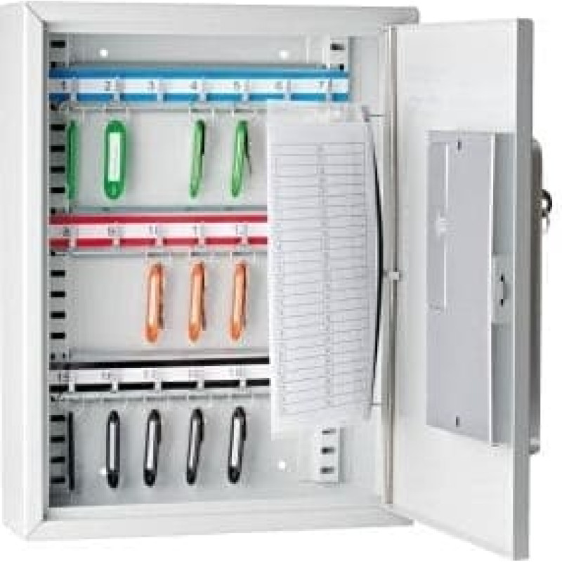 Wedo Schlüsselschrank 21 Schlüssel Maße:27x9,5x35 Lichtgrau
