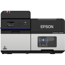 Epson ColorWorks C8000e (MK), Inkjet, 600 x 1200 DPI, 300 mm/sec, Wired & Wireless, Black, Grey