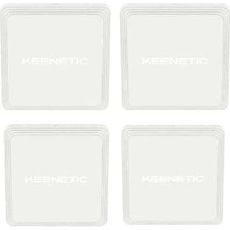 Keenetic Voyager Pro AX1800 Mesh WiFi-6 Router/rozszerzacz/punkt dostępowy, 4 sztuki w zestawie