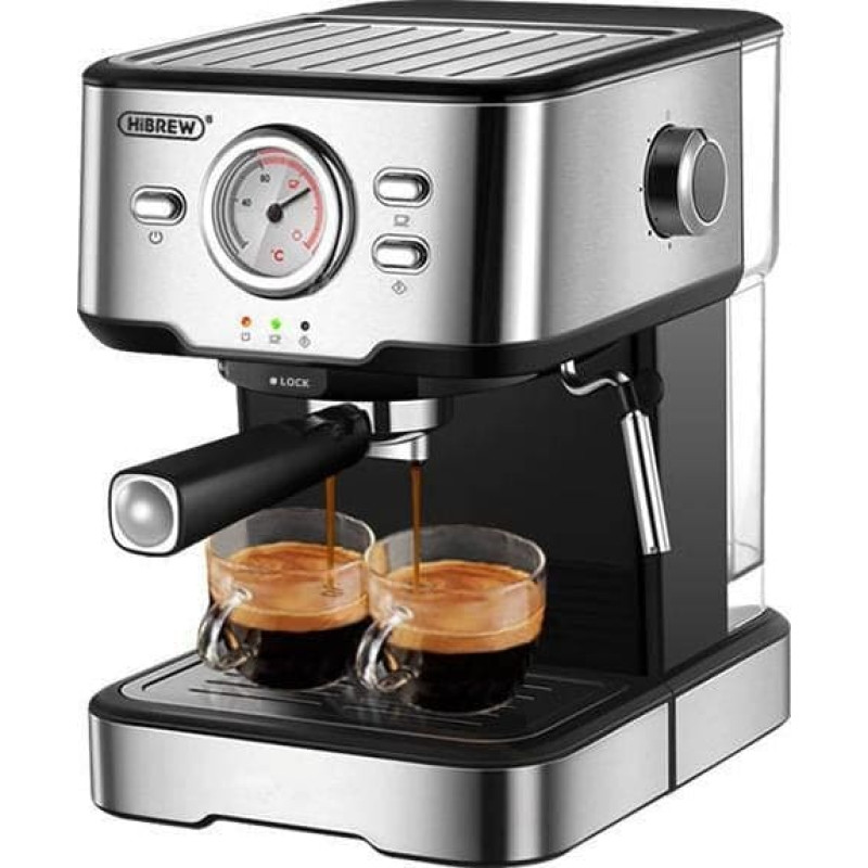 Hibrew Ekspres ciśnieniowy HiBREW Kolbowy ekspres do kawy 1050 W HiBREW H5