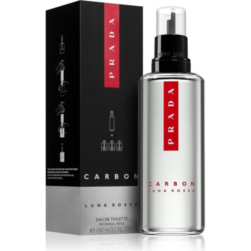 Prada LUNA ROSSA CARBON (M) EDT/S REFILL 150ML