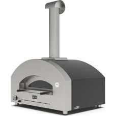 Alfa Forni Futuro 4 Pizze Hybrid Silber Schwarz