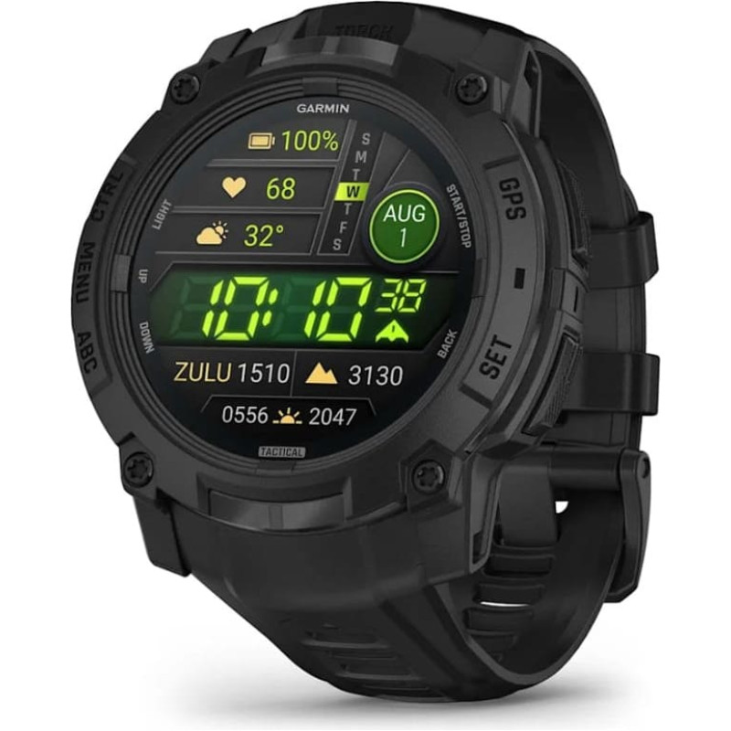 Garmin Instinct 3 AMOLED 50 mm Tactical Edition Schwarz