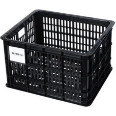 Basil Kosz na kierownicę/bagażnik BASIL BICYCLE CRATE M, 29.5L, recycled synthetic, black (NEW)