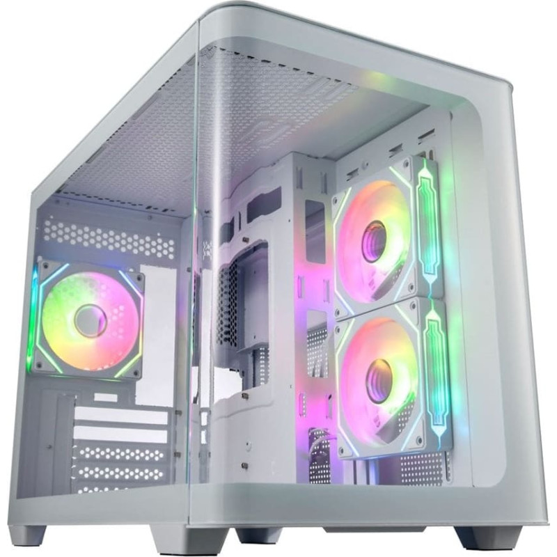 Fsp/Fortron FSP Geh Mini  S380 WA       Micro-ATX/M-ITX/ARGB o.N.  White retail